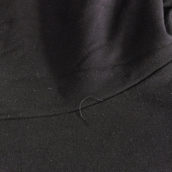 Capote S/M Bamboo Blend Faux Fur Black Poncho - Picture 16 of 17